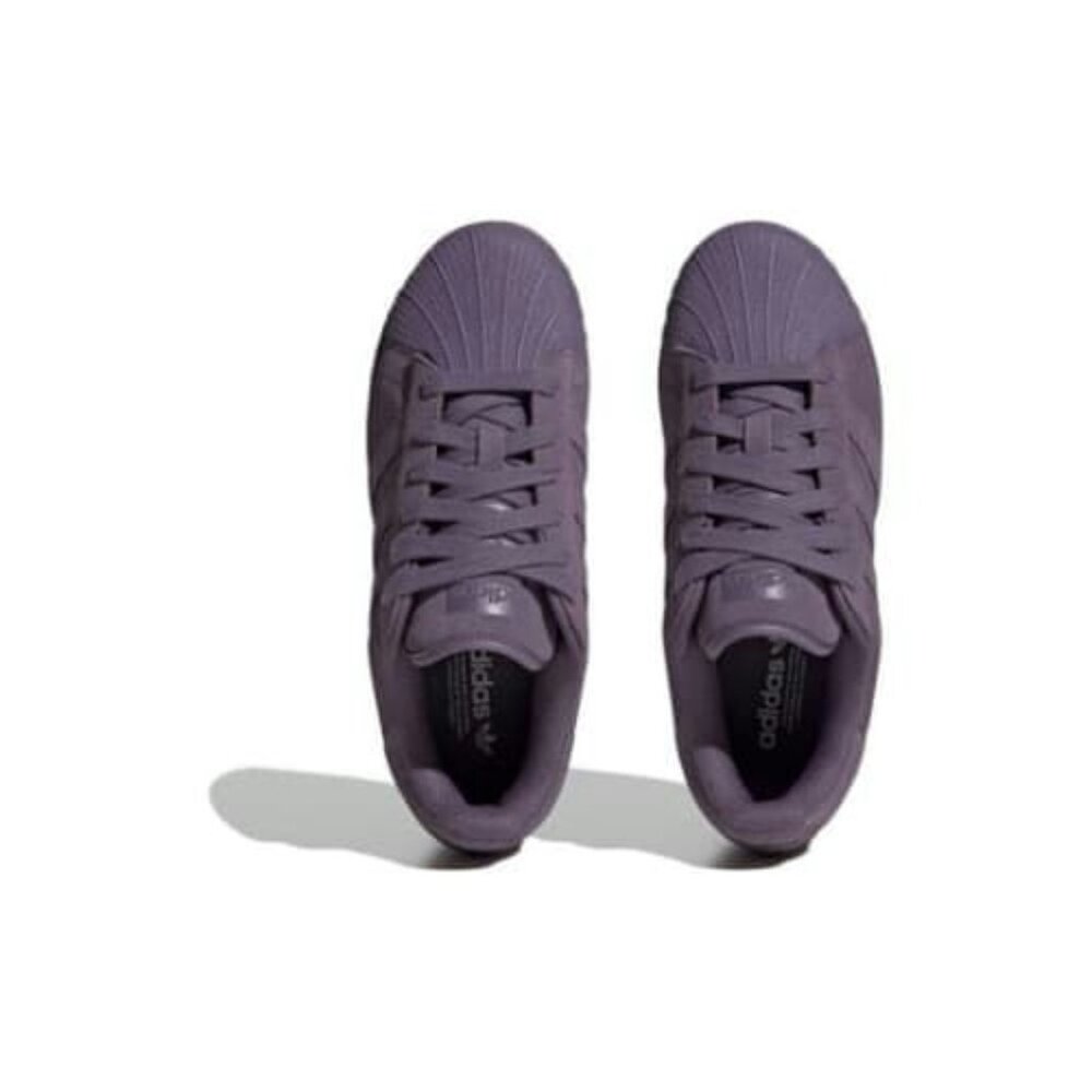 Adidas Superstar XLG Low Womens Shoes Purple IG2971 near new condition - Picture 3 of 11